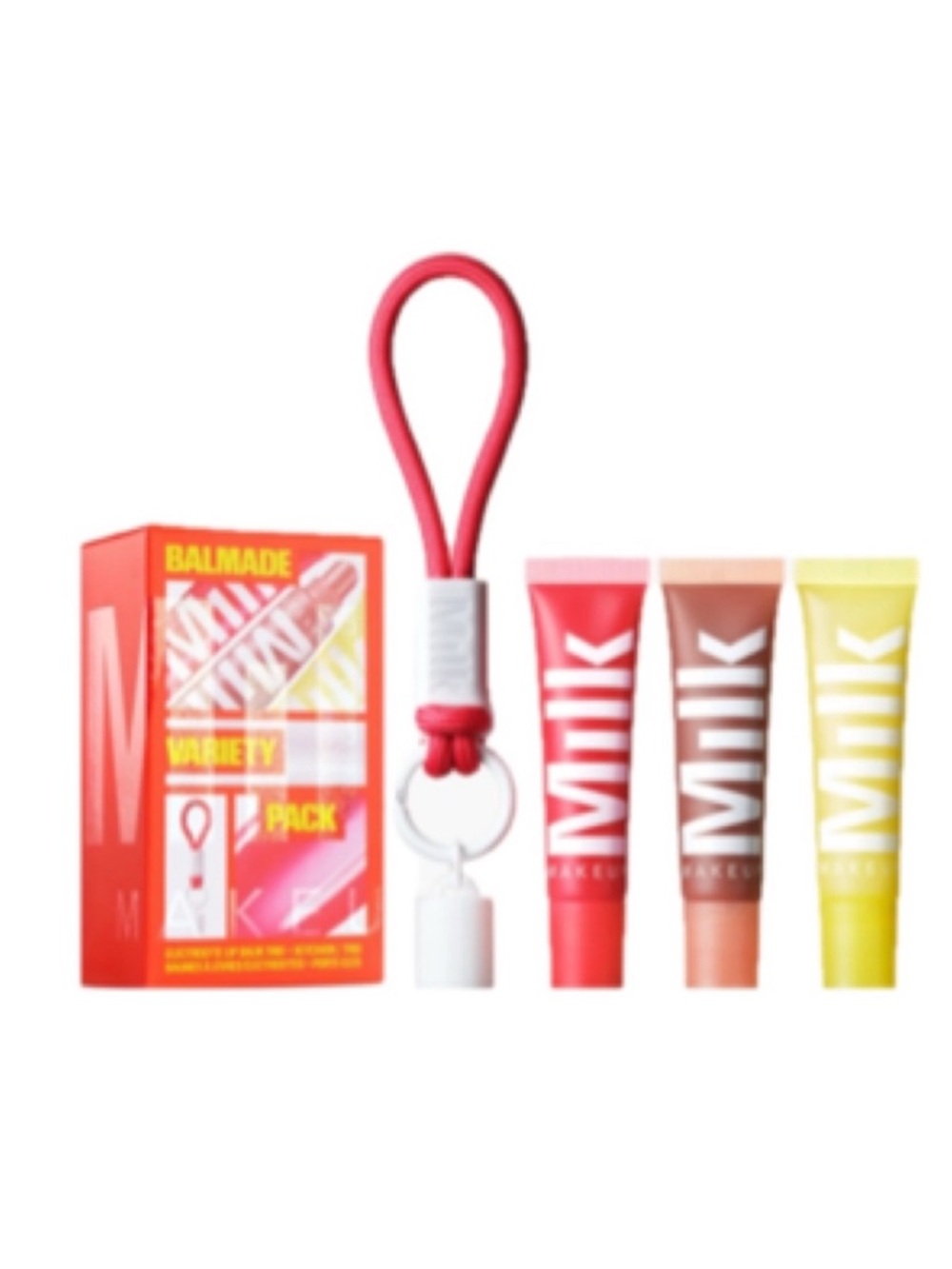 MILK MAKEUP BALMADE VARIETY PACK FULL-SIZE HYDRATING LIP BALM TRIO